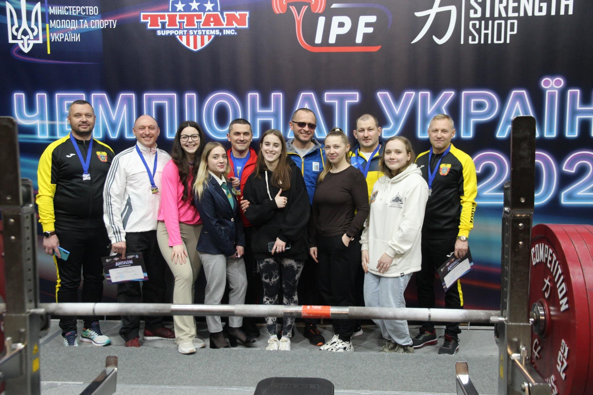 Представники ТНПУ - чемпіони і призери чемпіонату України з жиму лежачи 2024 року